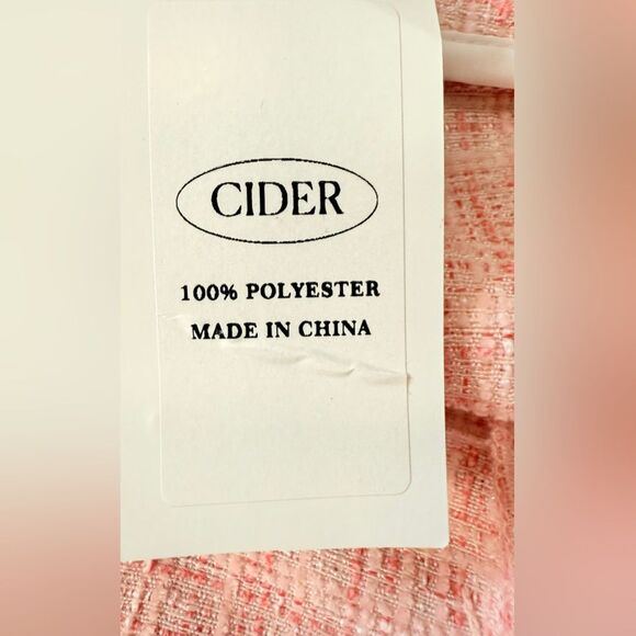 Cider Pink Tweed Pants & Cropped Tank Top Set - Picture 8 of 9